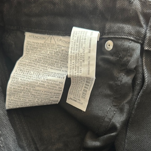 Zara Black Wide Leg Flare Jeans - Picture 13 of 14